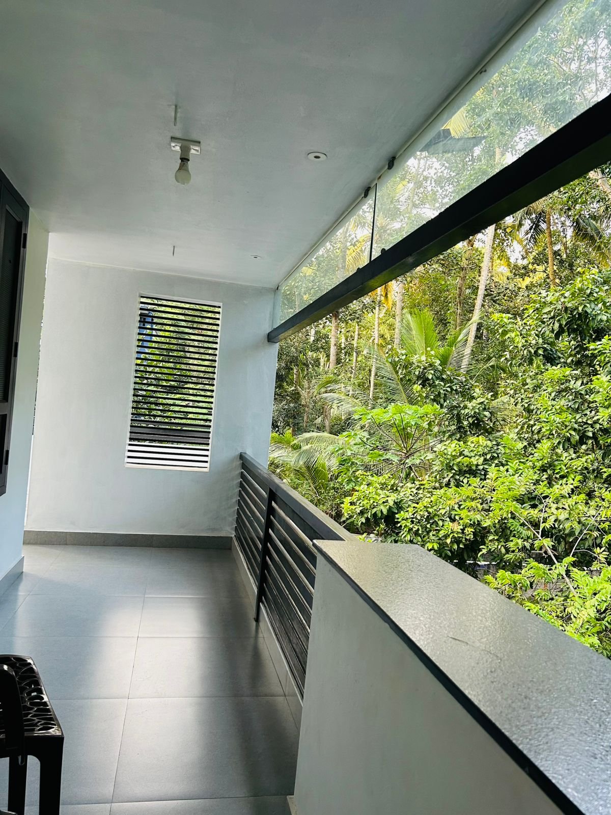 Balcony garden view
